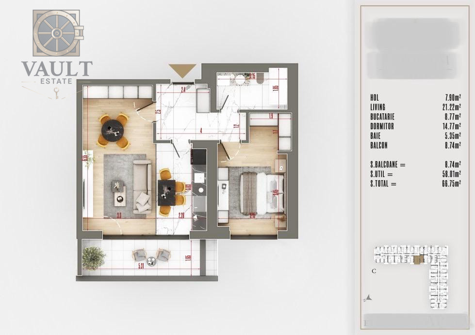 2 CAMERE-COMPLEX REZIDENTIAL PREMIUM-COMISION 0%-THEODOR PALLADY