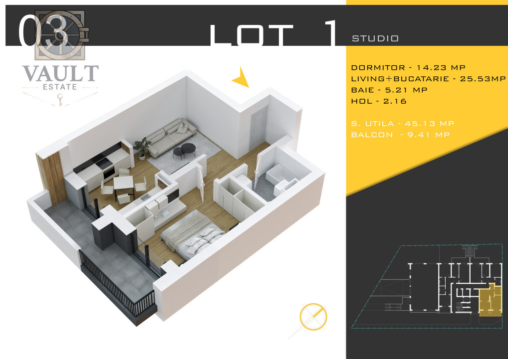 STUDIO -COMPLEX REZIDENTIAL NOU -THEODOR PALLADY