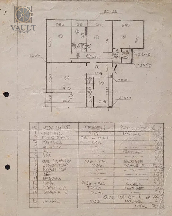 4 camere - 80 mp - et.1/4 - Titan/Liviu Rebreanu