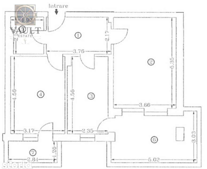 2 camere - balcon + terasa - ZONA THEODOR PALLADY 