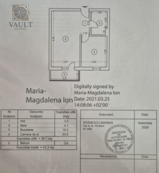 Garsoniera VEDERE LAC - mobilata/utilata - Loc de parcare - DOBROESTI