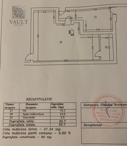 Garsoniera - zona Moșilor