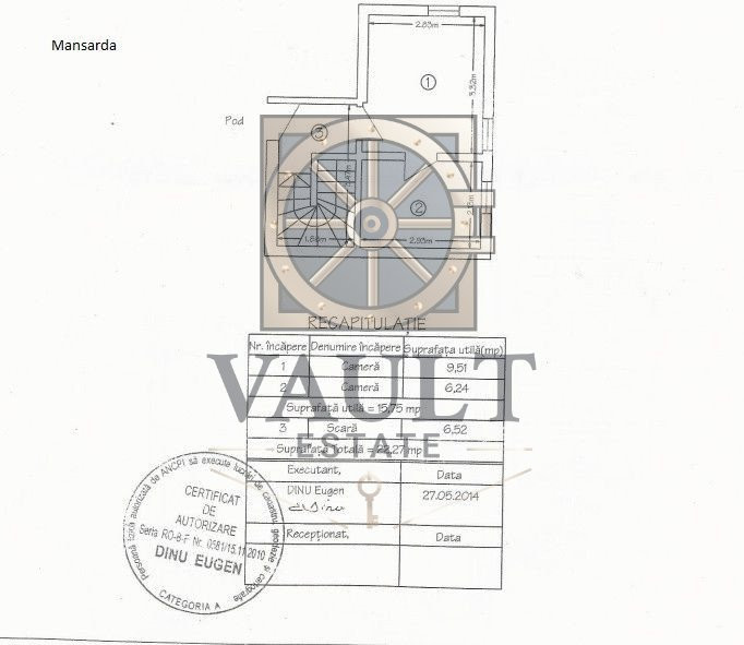 Casa INDIVIDUALA - S+P+1+M - 5 minute de metrou TINERETULUI