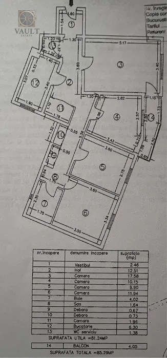  Apartament 4 camere  -Parcul Plumbuita - Colentina