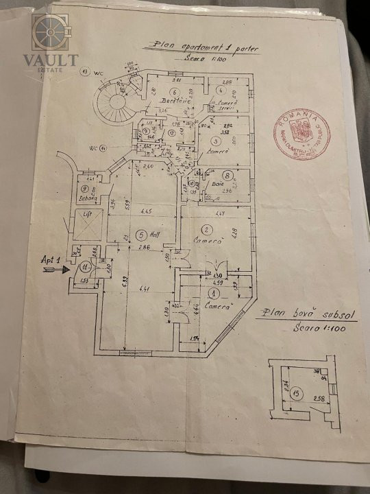 Apartament 5 camere- Calea Mosilor -Parcul Izvorul Rece