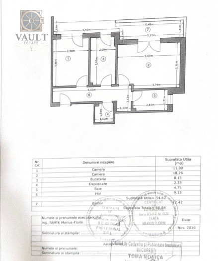 Apartament 2 camere - LOC DE PARCARE INCLUS - zona METALURGIEI 