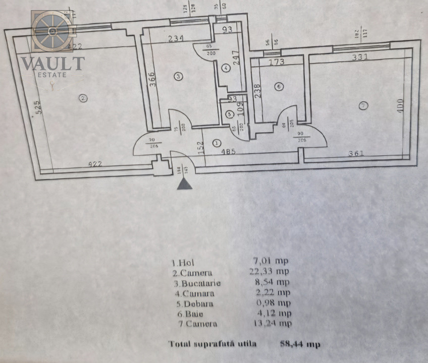 Apartament 2 camere - centrala proprie - zona Tineretului