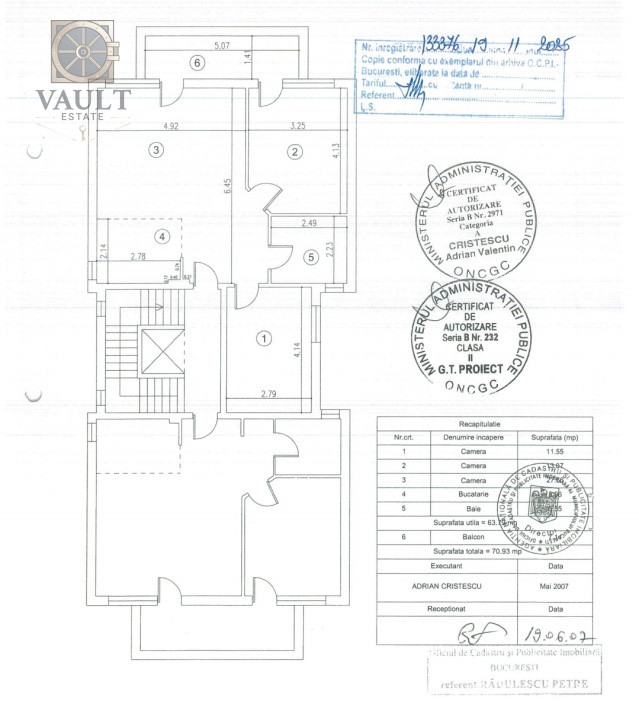 Apartament 3 camere - Bloc Nou-10 minute de metrou Timpuri Noi