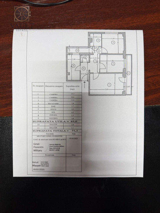 Apartament 3 camere - metrou Valea Ialomitei