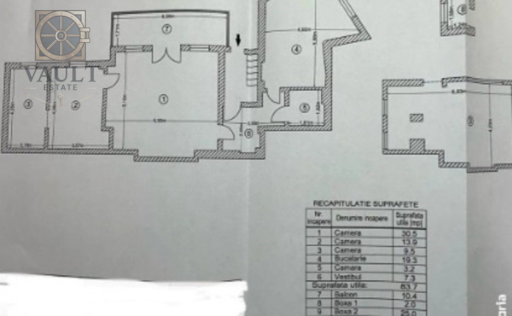 Apartament in vila - zona STIRBEI VODA 