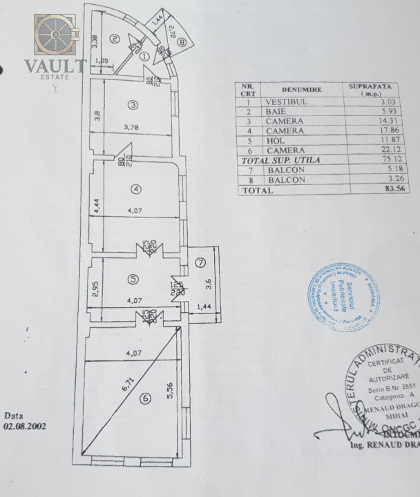 Apartament 3 camere - 10 minute de Universitate - Mosilor