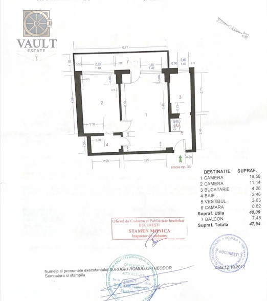 Apartament 2 camere - PIATA DOROBANTILOR 