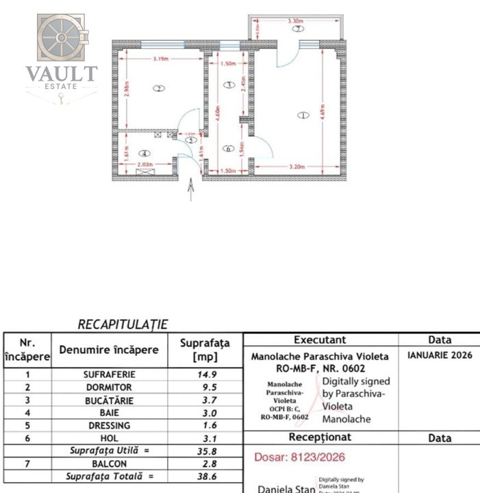 Apartament 2 camere Tei