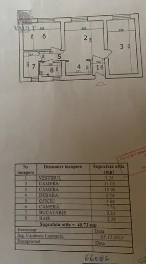 Apartament 3 camere Militari