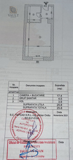 Garsoniera - zona VITAN-BARZESTI - RIN