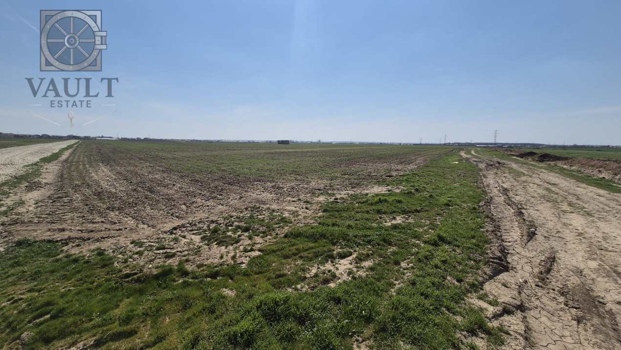 TEREN Intravilan Intre 2 complexe - Utilitati - 9500 MP Berceni/Vidra