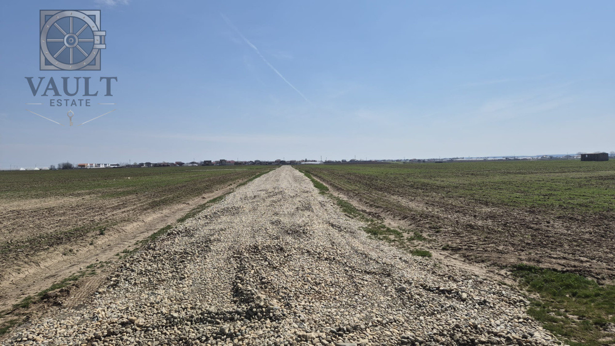 TEREN Intravilan Intre 2 complexe - Utilitati - 9500 MP Berceni/Vidra