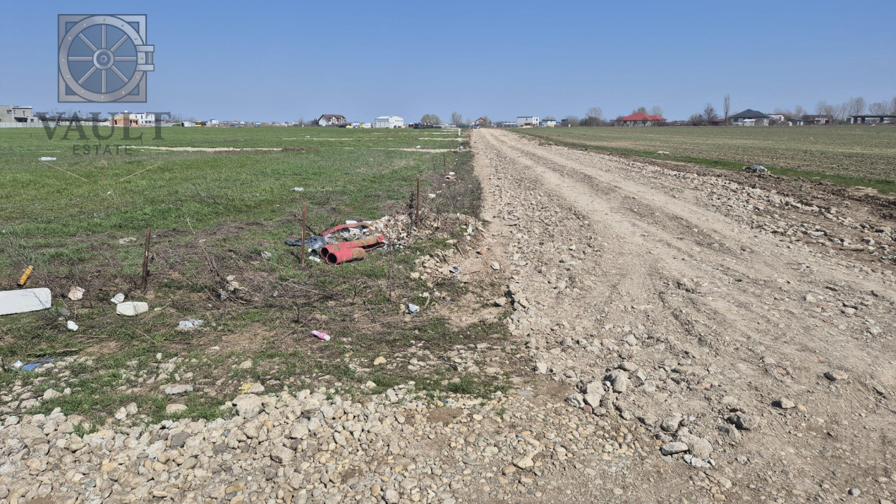 TEREN Intravilan Intre 2 complexe - Utilitati - 9500 MP Berceni/Vidra