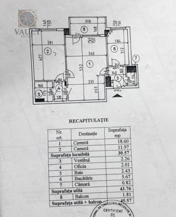 Apartament 2 camere - 1 minut metrou Piata Romana - RISC 2