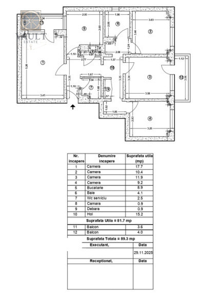 4 CAMERE - PARC TINERETULUI - PALATUL COPIILOR