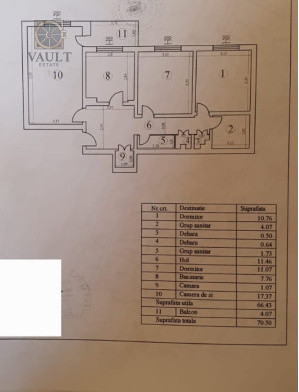 Apartament 3 camere - CENTRALA PROPRIE - zona APARATORII PATRIEI 