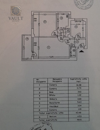 Apartament 2 camere - 2 minute METROU IANCULUI - RISC 2