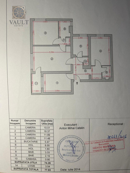 Apartament 4 camere - 3 minute metrou Nicolae Grigorescu 