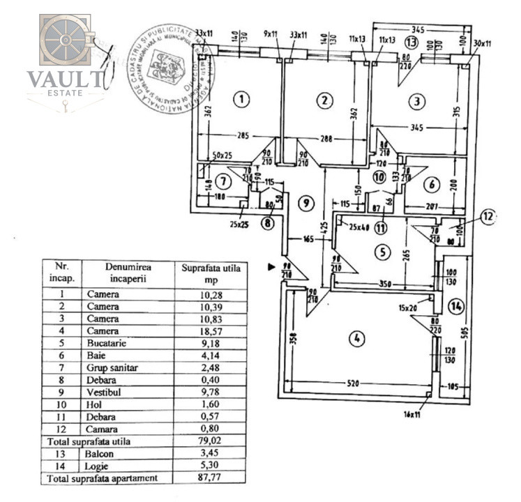 APARTAMENT 4 CAMERE - ETAJ INTERMEDIAR 4/8 - CRANGASI