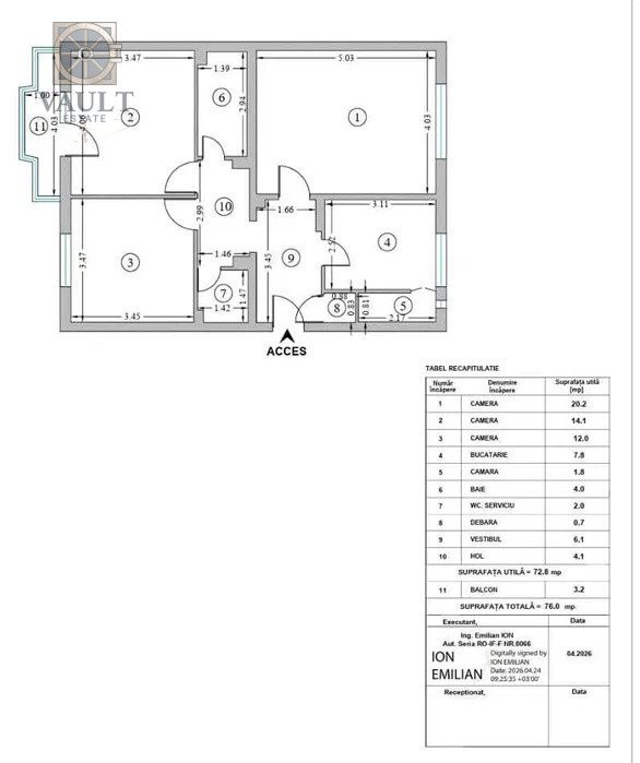 Apartament 3 camere-Imobil Reabilitat-Tei-Teiul Doamnei 