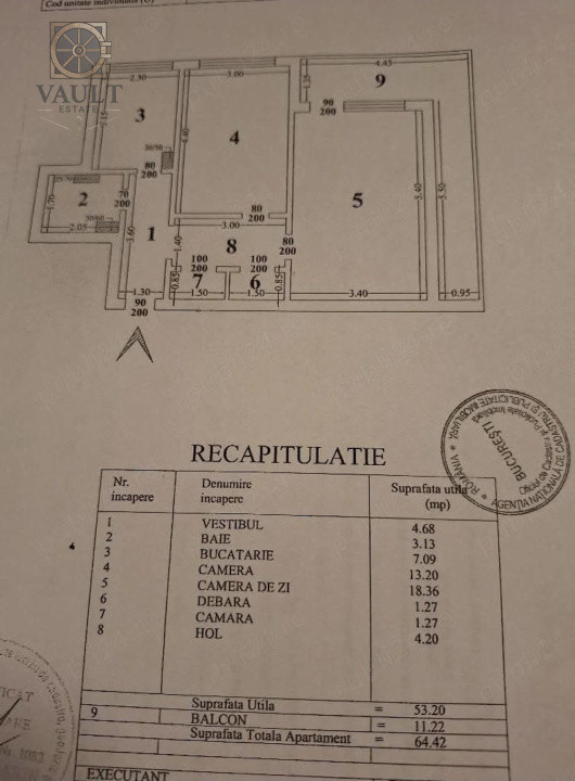 Apartament 2 camere - 3 min metrou 1 Decembrie 1918