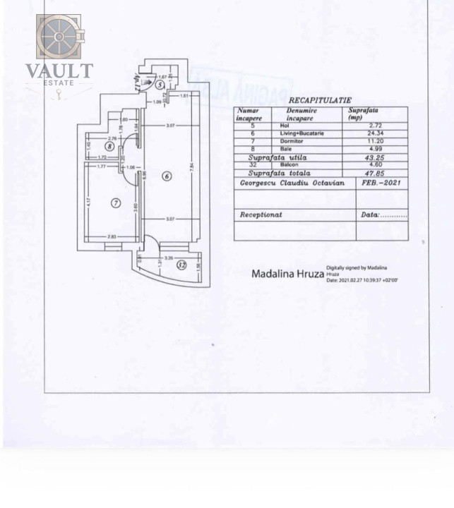 Apartament 2 camere- langa Metrou Mihai Bravu 