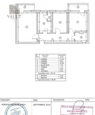 Apartament 3 camere - Renovat - Centrala proprie - Colentina 