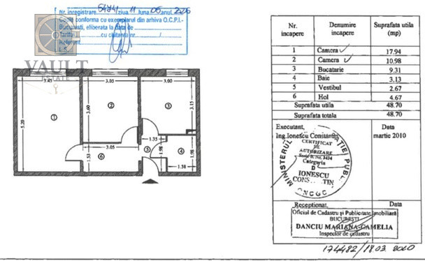 Apartament 2 camere - CENTRALA PROPRIE - zona OZANA 