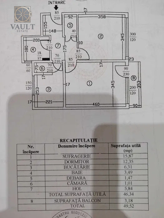 APARTAMENT 2 CAMERE - METROU PIATA DRUMUL TABEREI