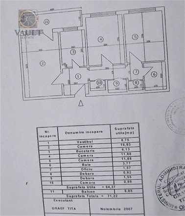 Apartament 3 camere -5 minute de mers pana la metrou Gorjului 