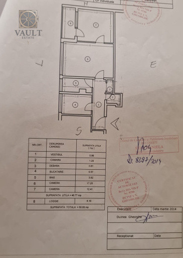 Apartament 2 camere  - ETAJ 1 - zona CANTEMIR 