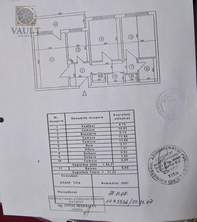 Apartament 3 camere - zona Gorjului
