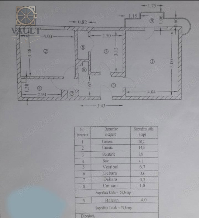 2 camere - An 1987 - Decomandat - Obor/Tei