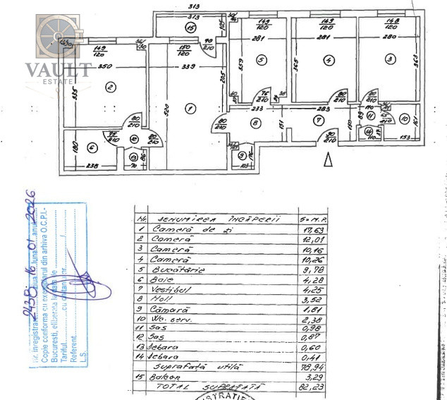 Apartament 4 camere la 6 minute de Metrou Constantin Brancoveanu 
