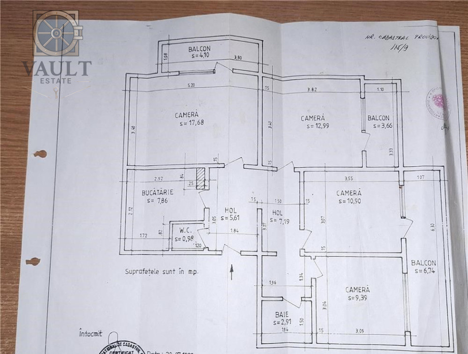 Apartament 4 camere - 3 balcoane - Rahova, Teius