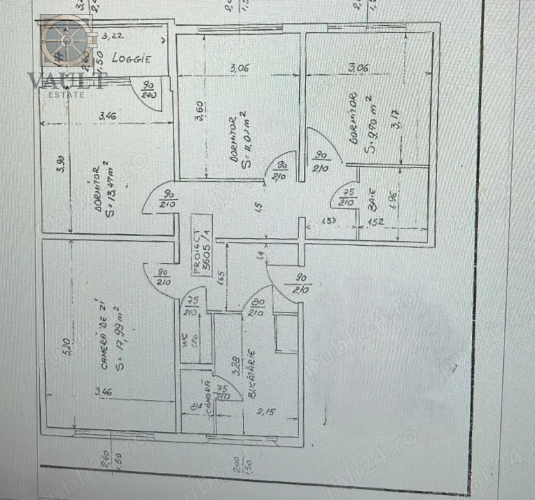 Apartament 4 camere - metrou 1 Decembrie 1918