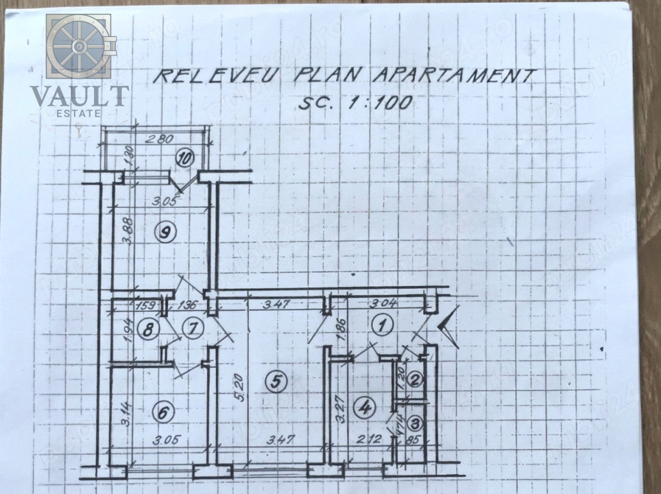 Apartament 3 camere -5 minute Metrou 1 Decembrie