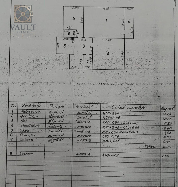 2 CAMERE - DECOMANDAT - GIURGIULUI - VIGONIEI
