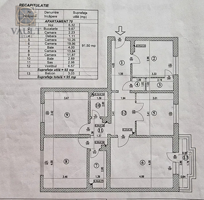 Apartament 4 camere - metrou Timpuri Noi