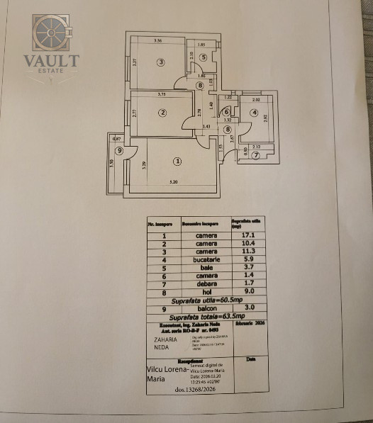 Apartament 3 camere decomandat - Parc Tineretului