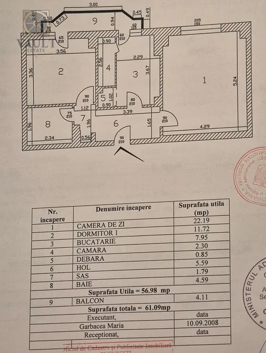 Apartamen 2 camere -2 minute metrou Iancului 