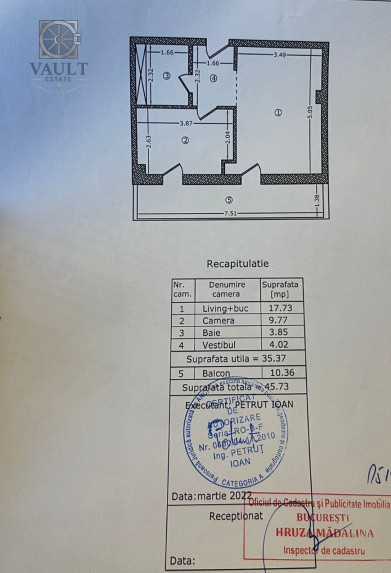APARTAMENT 2 CAMERE-SEBASTIAN-13 SEPTEMBRIE-PROSPER-LUX