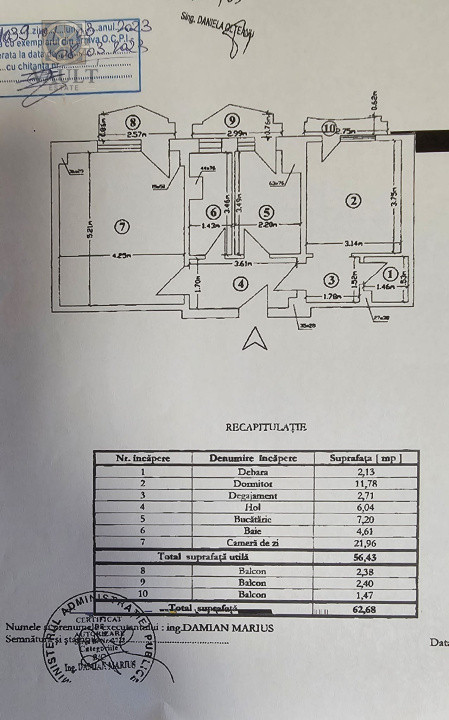 Apartament 2 camere - 2 minute metrou Unirii 
