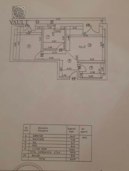 2 camere - MOBILAT/UTILAT - Decomandat - Doinei/Fundeni