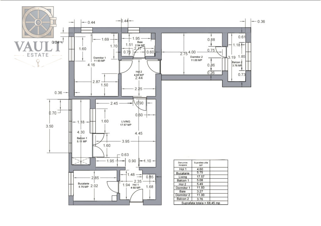 Apartament 3 camere - BLOC ANVELOPAT - zona ALEXANDRU OBREGIA 